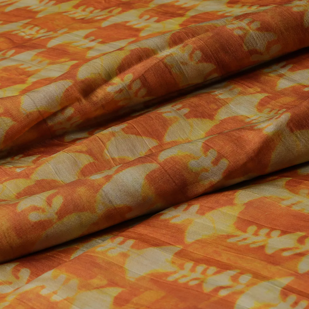 Dupion Kora - Batik Dyed